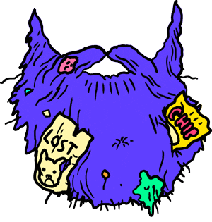 accessories facial hair STICKER by Studios Stickers