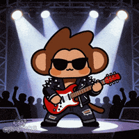 Rock And Roll GIF by Chimpers