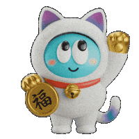 Luckycat Sticker by Watsons Wello