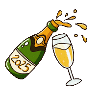 New Year Party Sticker