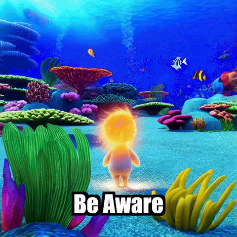 Awareness Be Aware GIF by Bloomscroll
