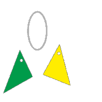 Stellen_uk stellen stellenuk bouncy castle earrings mix and match earrings Sticker