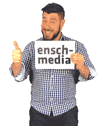 ensch-media design team local werbeagentur Sticker