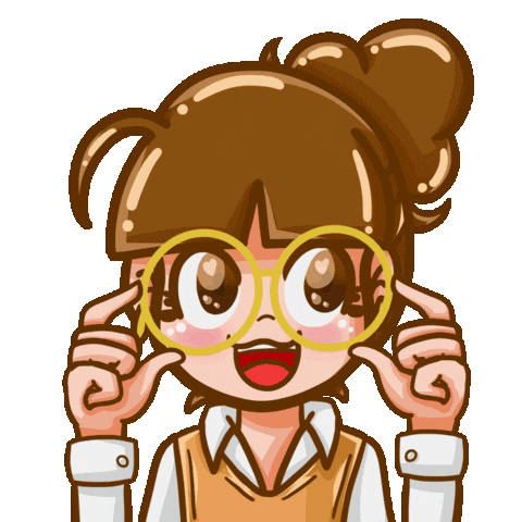 Glasses Geek Sticker by ToranaPH