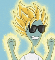 Super Saiyan Fight GIF by Lonely Aliens