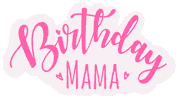 Pink Birthday Sticker