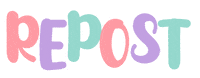 Rainbow Post Sticker