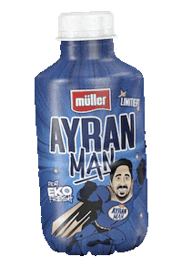 Superhero Muller Sticker by Molkerei Müller