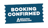 Ticket Booking Sticker by AttractionTickets.com