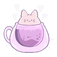 Cat Coffee Sticker
