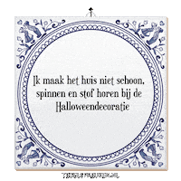 Halloween Humor Sticker by Tegelspreuken.nl