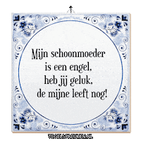 Wijsheid Engel Sticker by Tegelspreuken.nl