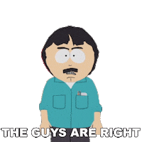 Randy Marsh You Are Right Sticker by South Park