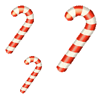 Candy Cane Party Sticker by Melsoft