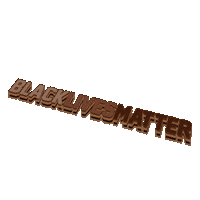 Black Lives Matter Sticker by THE GOLDSMYTH