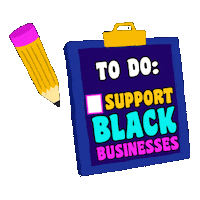 Black Lives Matter Support Sticker by THE GOLDSMYTH