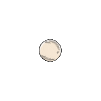 deltamoonco space moon sunset natural Sticker