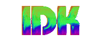 Art Idk Sticker