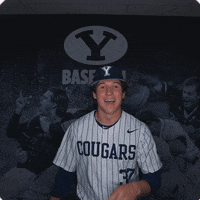 Sport Baseball GIF by BYU Cougars