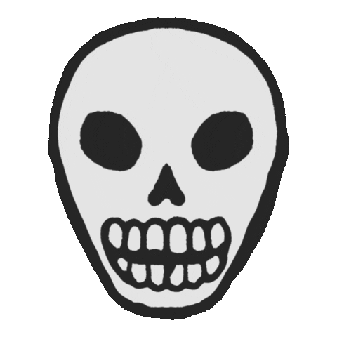 Skull Skeleton Sticker
