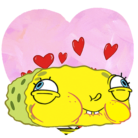I Love You Hug Sticker by SpongeBob SquarePants