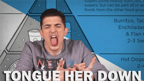kissing andrew schulz GIF