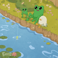 Surprised The One That Got Away GIF by fwogs