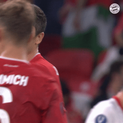 Robert Lewandowski Reaction GIF by FC Bayern Munich