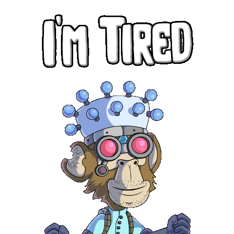 Sleepy Animation Sticker by Planet XOLO