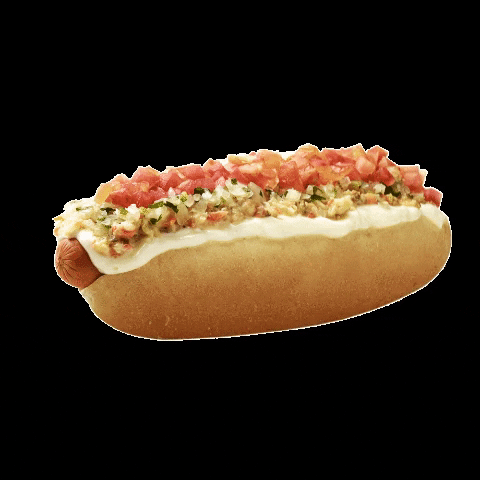 DominoFDS giphygifmaker hotdog hot dog domino GIF