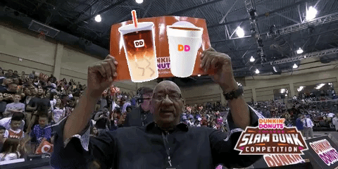 college basketball GIF by Dunkin’ Donuts