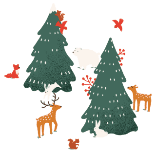 Christmas Snow Sticker by Theo Chocolate