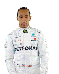 Lewis Hamilton No Sticker by Mercedes-AMG Petronas Motorsport