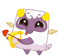 Arrow Love Sticker by Bibi.Pet