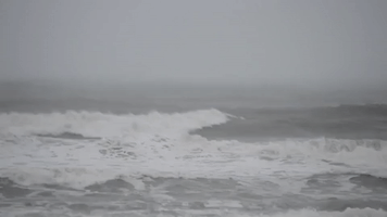 Hurricane Arthur Brings Strong Waves to Holden Beach