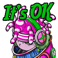 Meh Sheep Sticker by Patrick Bezalel