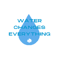 Water Drop Sticker by justoneafrica