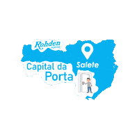 Capital Porta Sticker by Rohden
