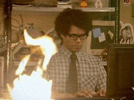 the it crowd television GIF by Head Like an Orange