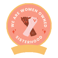 wearewomenowned women owned we are women owned we are women owned sisterhood wawo sisterhood Sticker