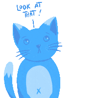 Pompwar cat lookatthat pompwar ppcat Sticker