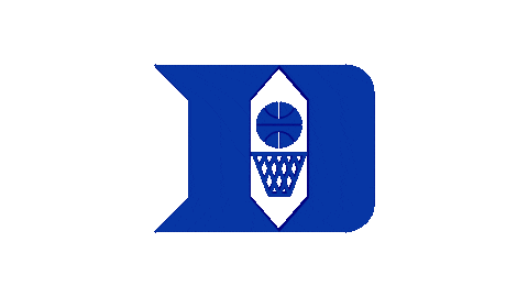 College Basketball Logo Sticker by Duke Men's Basketball
