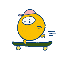 Ann_Nua skateboard 滑板 百變怪 安怎 Sticker