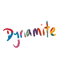 Rainbow Text Sticker