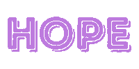 Hope Sticker by Rose Andom Center