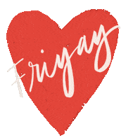 hello_carmen heart friday tgif friyay Sticker