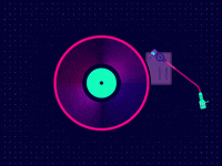 record player GIF by madebydot