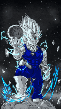 Super Saiyan Art GIF