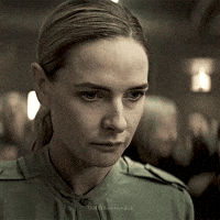 Rebecca Ferguson Thinking GIF
