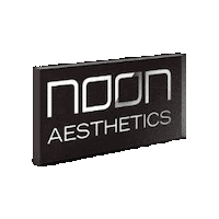 NOONBAesthetics noon noon aesthetics noon skincare noonaesthetics Sticker